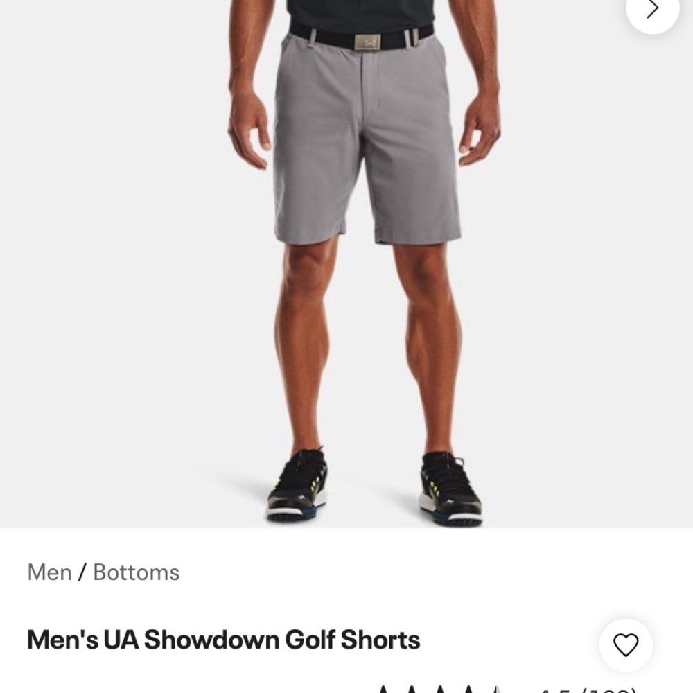 Men’s Under Armour Showdown golf shorts